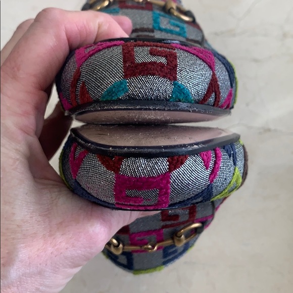 Gucci Lurex Princetown metallic GG Mules - Picture 4 of 15